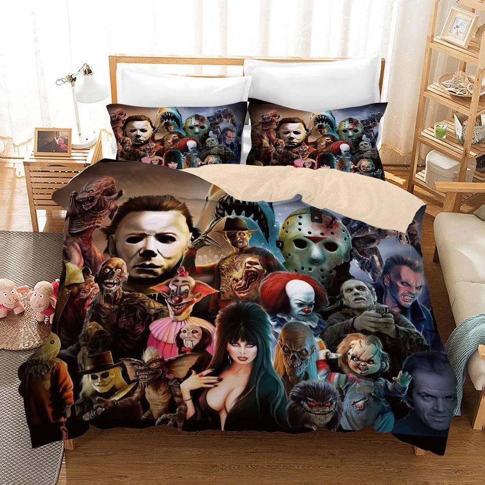 Halloween Michael Myers Horror Movie #5 Duvet Cover Quilt Cover Pillowcase Bedding Set Home Decor