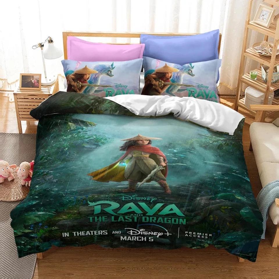 The Last Dragon Raya #1 Duvet Cover Quilt Cover Pillowcase Bedding Set Home Decor