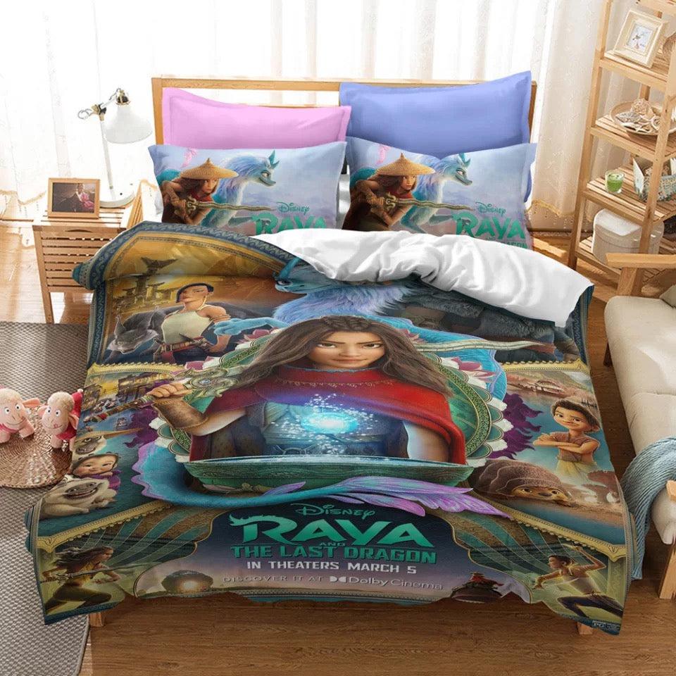 The Last Dragon Raya #8 Duvet Cover Quilt Cover Pillowcase Bedding Set Home Decor