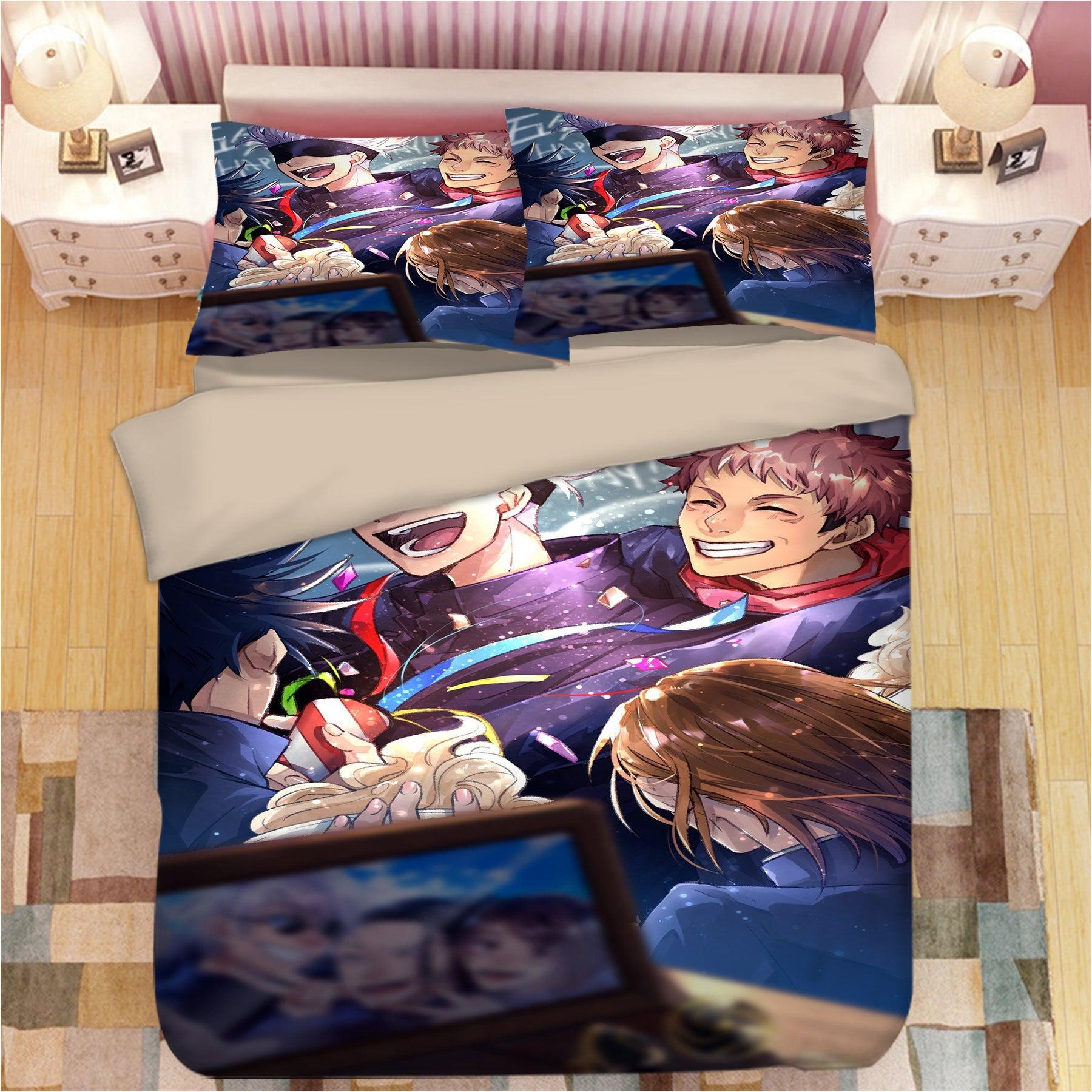 Jujutsu Kaisen #2 Duvet Cover Quilt Cover Pillowcase Bedding Set Home Bedroom Decor