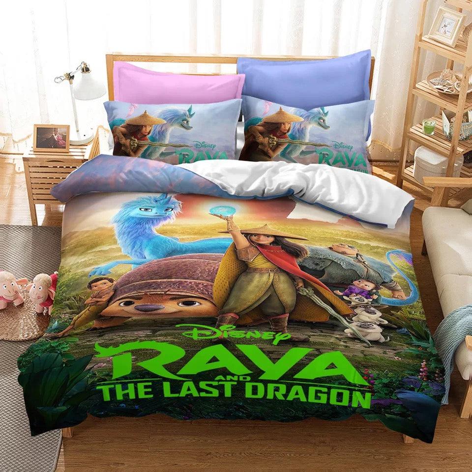 The Last Dragon Raya #5 Duvet Cover Quilt Cover Pillowcase Bedding Set Home Decor