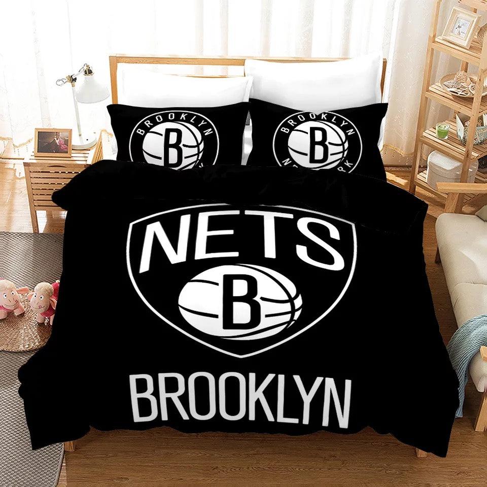 Brooklyn Basketball Nets #25 Duvet Cover Quilt Cover Pillowcase Bedding Set Home Bedroom Decor