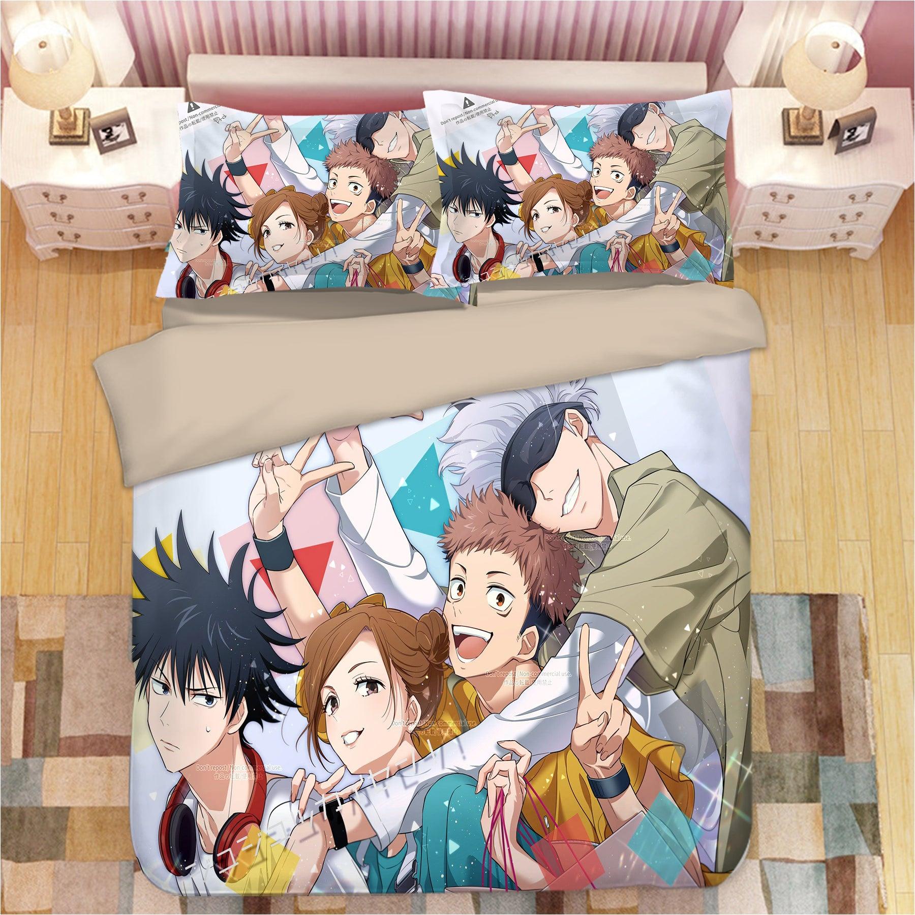 Jujutsu Kaisen #5 Duvet Cover Quilt Cover Pillowcase Bedding Set Home Bedroom Decor