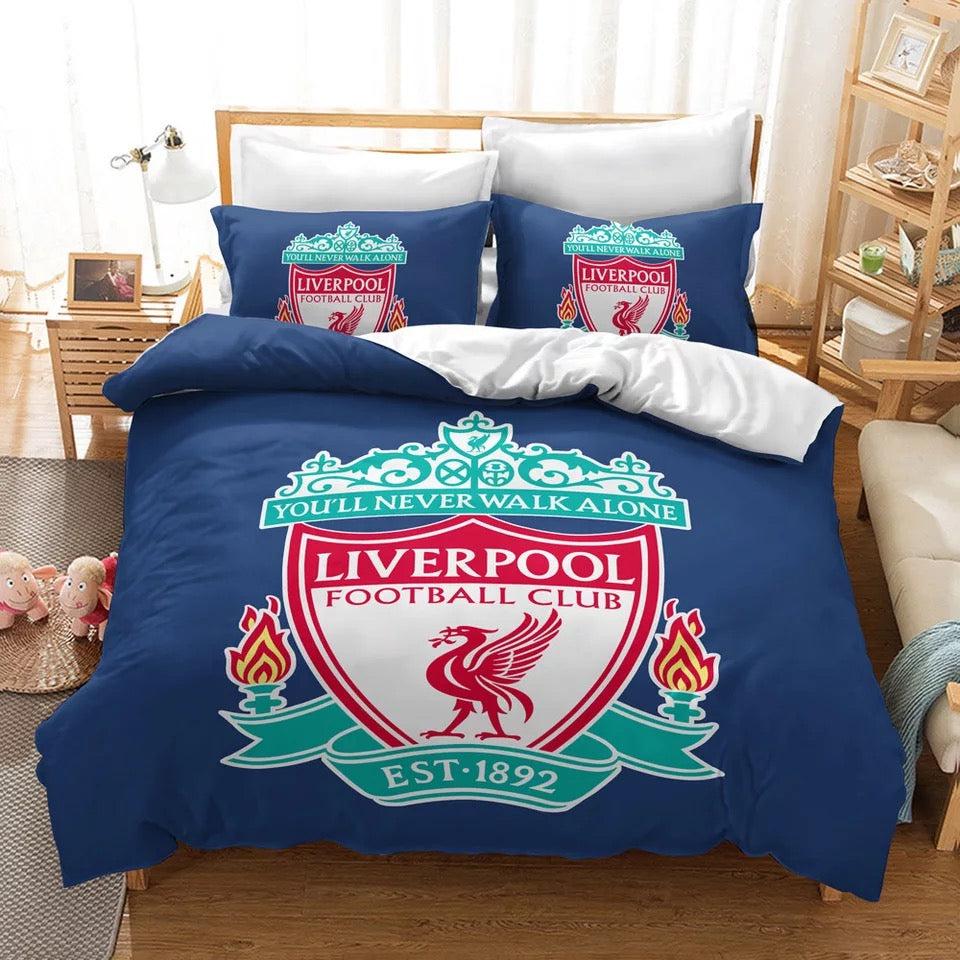 Football Logo #9 Duvet Cover Quilt Cover Pillowcase Bedding Set Home Decor