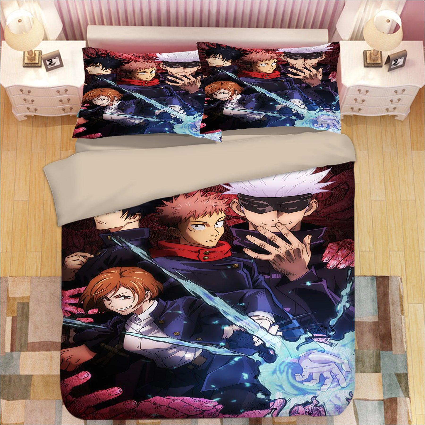 Jujutsu Kaisen #6 Duvet Cover Quilt Cover Pillowcase Bedding Set Home Bedroom Decor