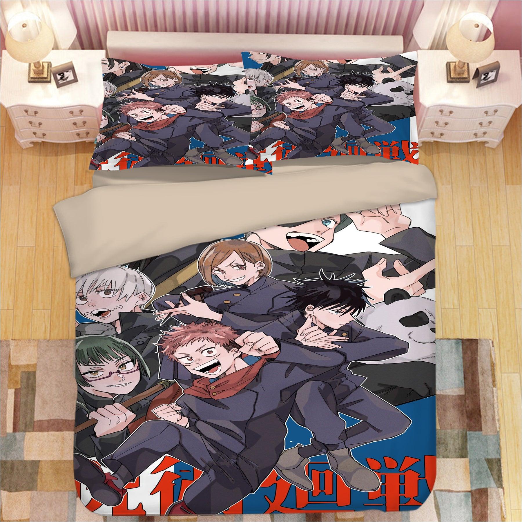 Jujutsu Kaisen #7 Duvet Cover Quilt Cover Pillowcase Bedding Set Home Bedroom Decor