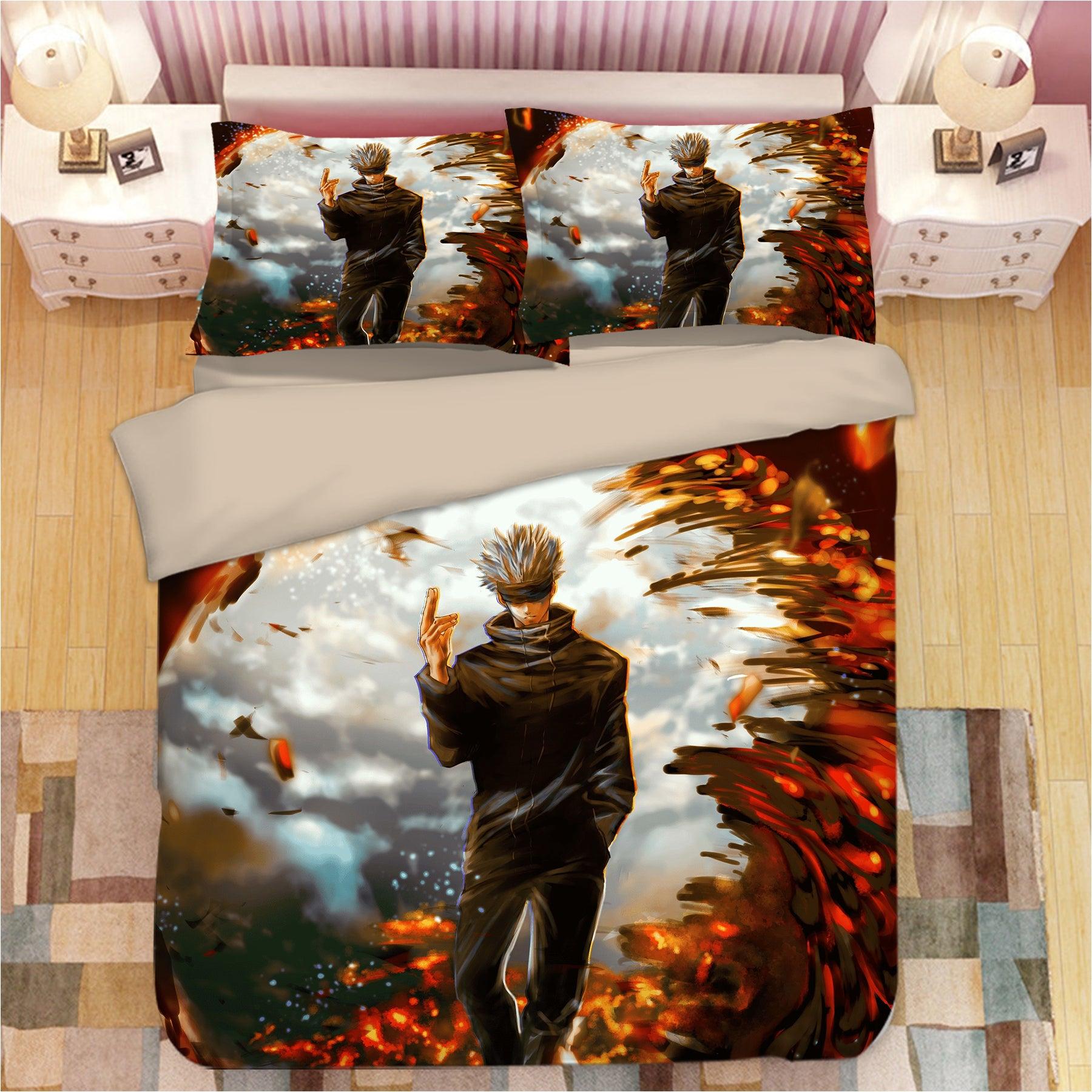 Jujutsu Kaisen #17 Duvet Cover Quilt Cover Pillowcase Bedding Set Home Bedroom Decor