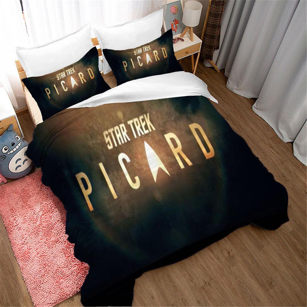 Star Trek Picard #1 Duvet Cover Quilt Cover Pillowcase Bedding Set Home Decor