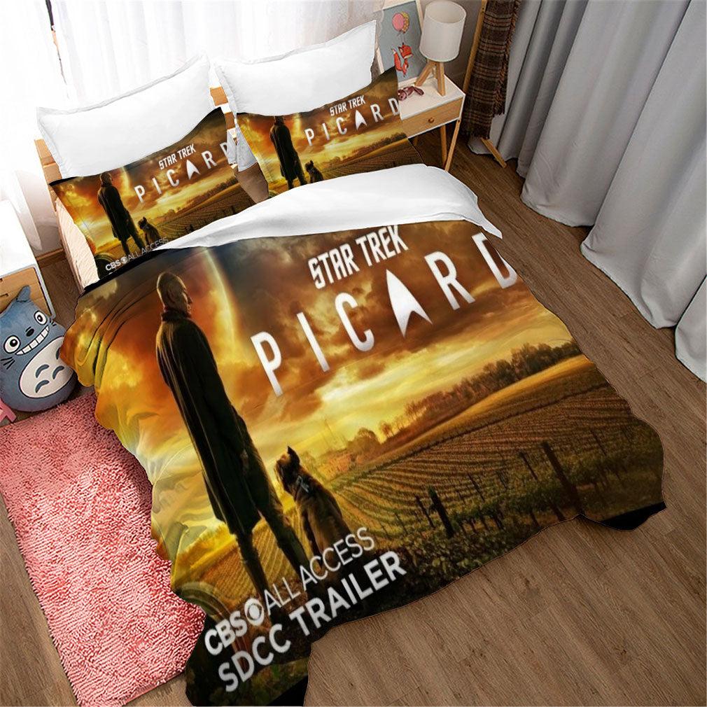 Star Trek Picard #2 Duvet Cover Quilt Cover Pillowcase Bedding Set Home Decor