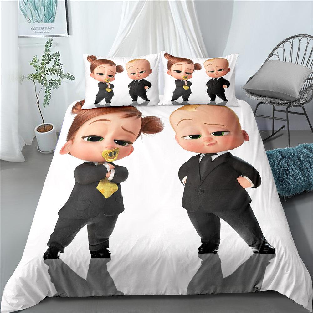 The Boss Baby #6 Duvet Cover Quilt Cover Pillowcase Bedding Set Home Bedroom Decor