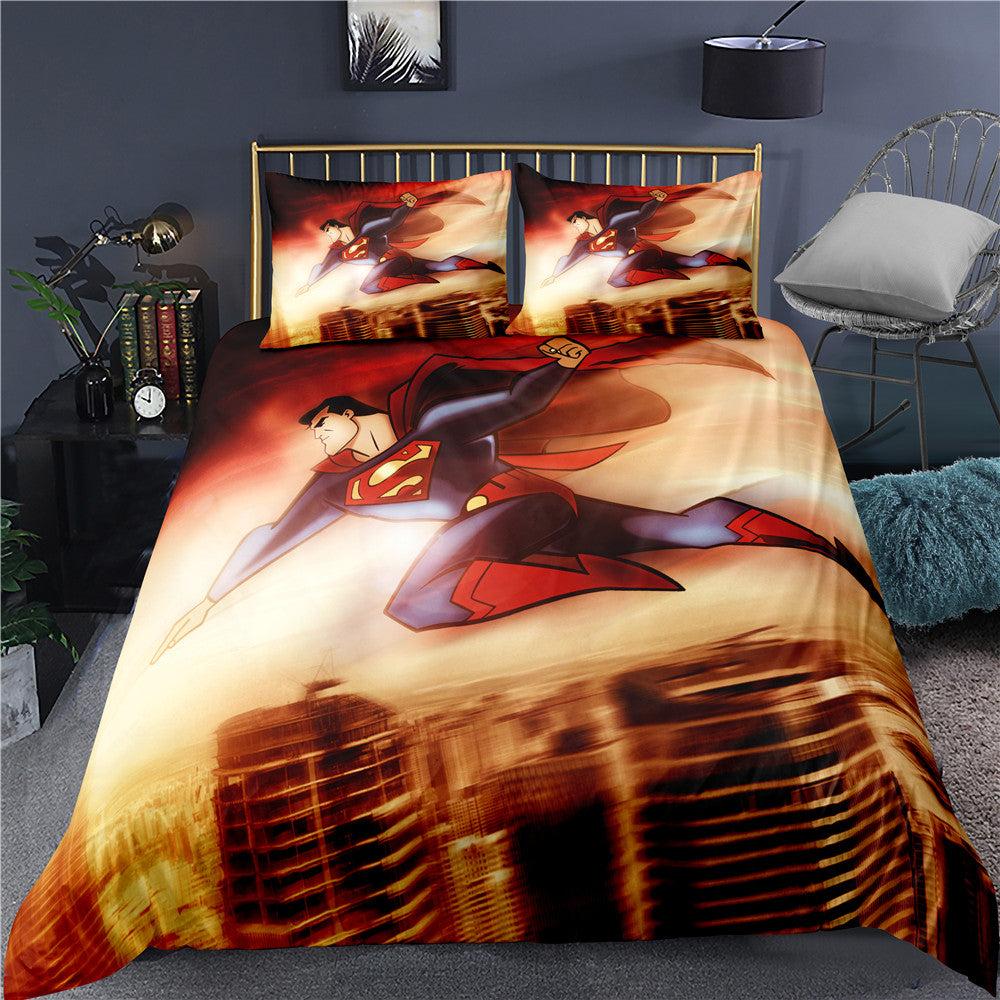 Super Hero Superman #6 Duvet Cover Quilt Cover Pillowcase Bedding Set Home Bedroom Decor