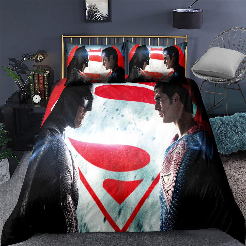 Super Hero Superman #1 Duvet Cover Quilt Cover Pillowcase Bedding Set Home Bedroom Decor