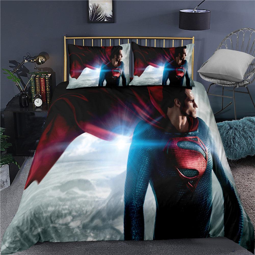 Super Hero Superman #5 Duvet Cover Quilt Cover Pillowcase Bedding Set Home Bedroom Decor