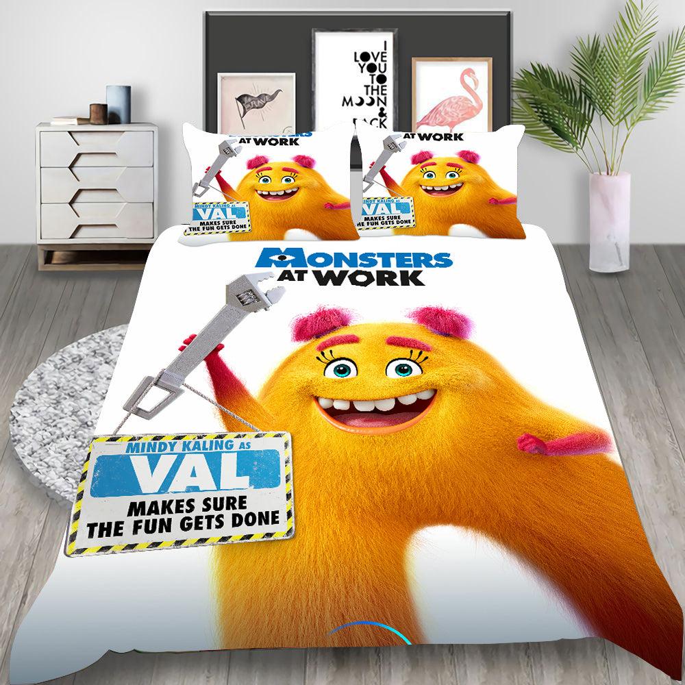 Monsters at Work #7 Duvet Cover Quilt Cover Pillowcase Bedding Set