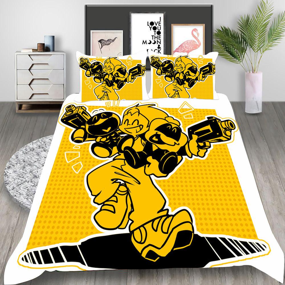 Friday Night Funkin Skid and Pump #4 Duvet Cover Quilt Cover Pillowcase Bedding Set