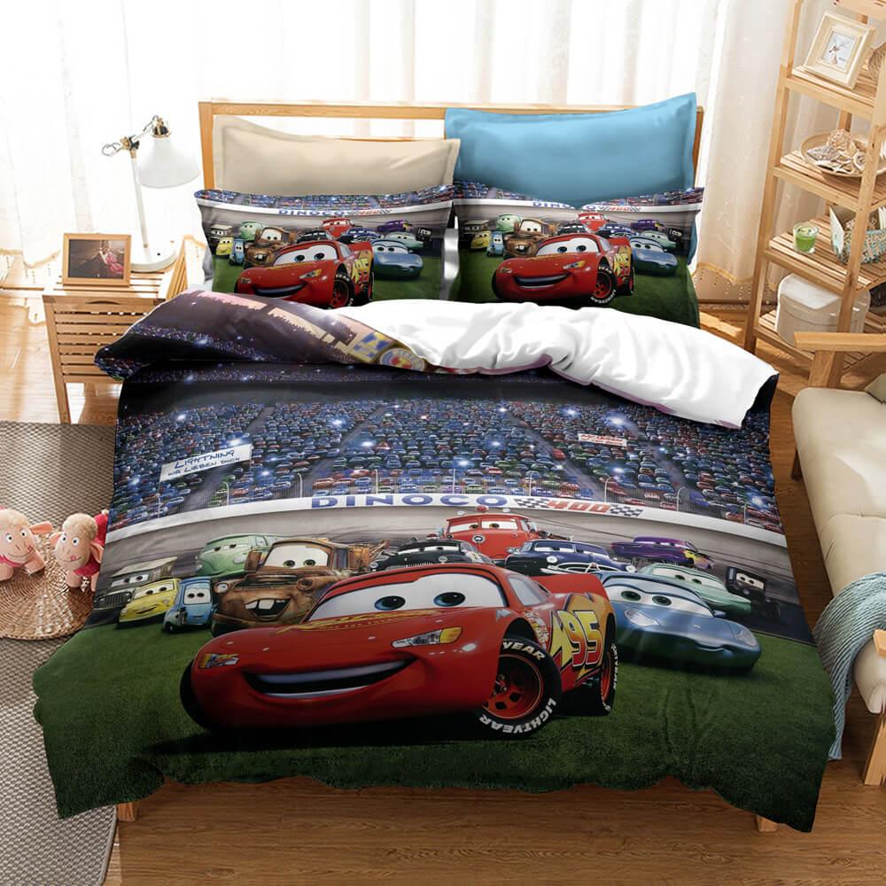 Disney Cars Cosplay Bedding Sets Quilt Duvet Covers Bed Sheets Sets