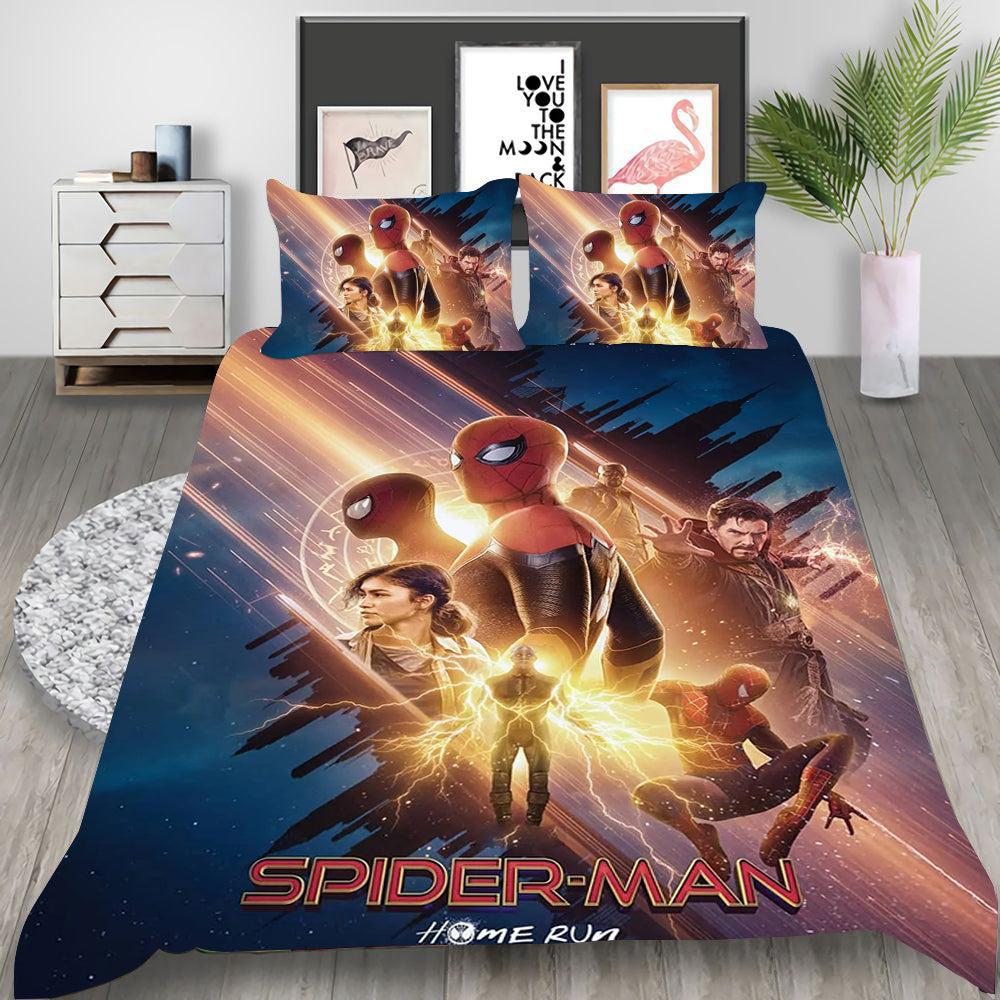 Spider-Man No Way Home #4 Duvet Cover Quilt Cover Pillowcase Bedding Set for Kids Adults