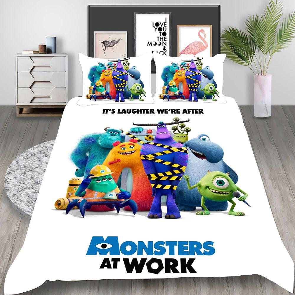 Monsters at Work #6 Duvet Cover Quilt Cover Pillowcase Bedding Set