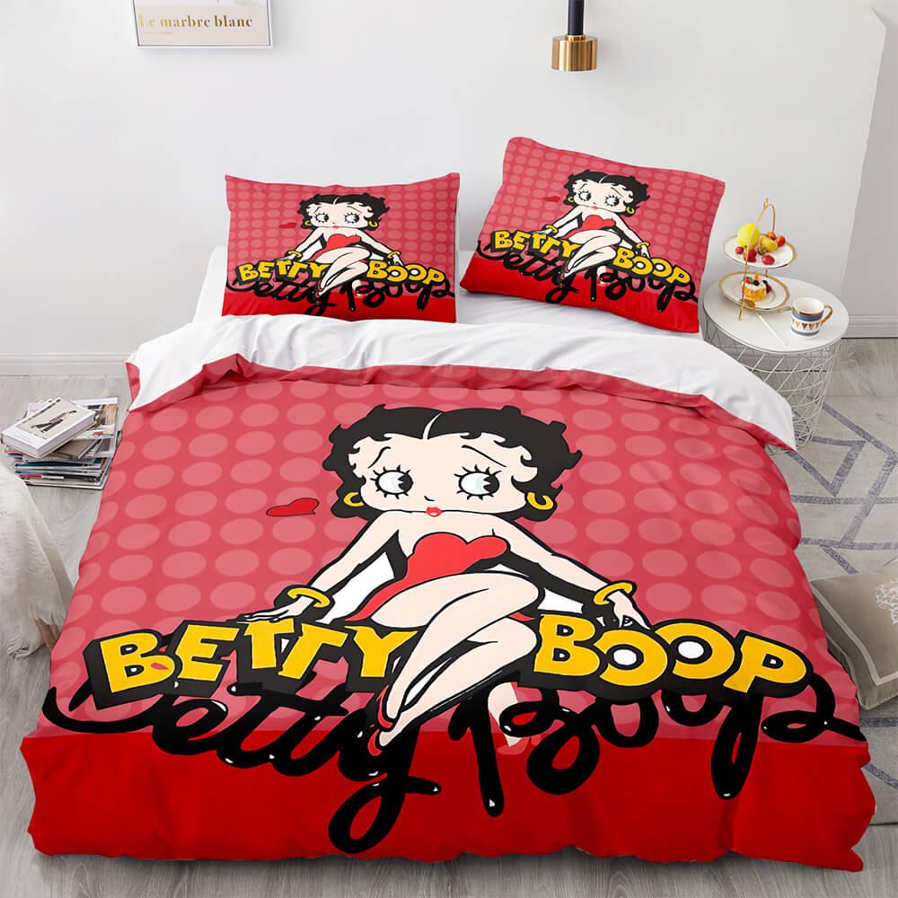 Betty Boop Cosplay Bedding Sets Duvet Covers Comforter Bed Sheets