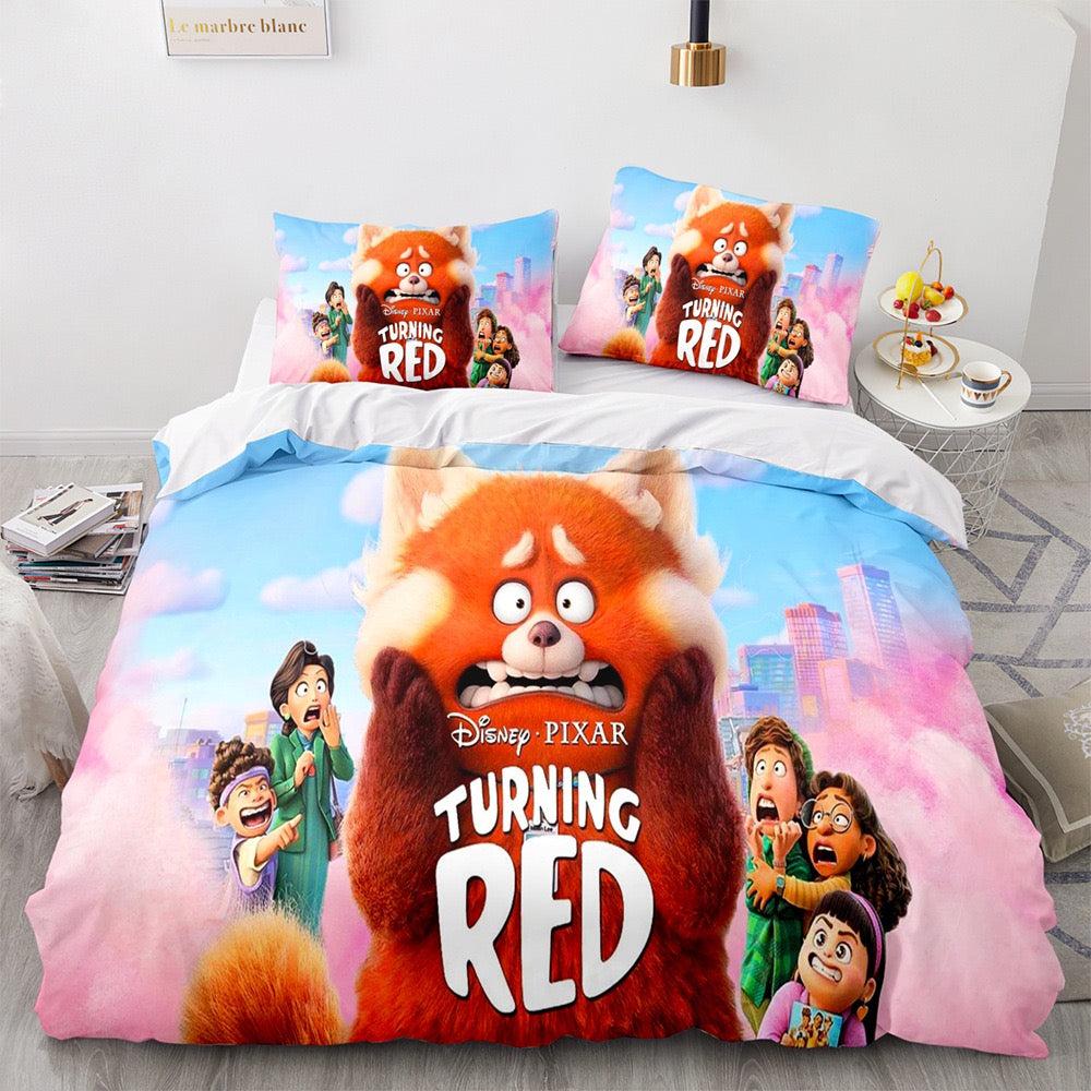 Turning Red #3 Duvet Cover Quilt Cover Pillowcase Bedding Set Home Decor