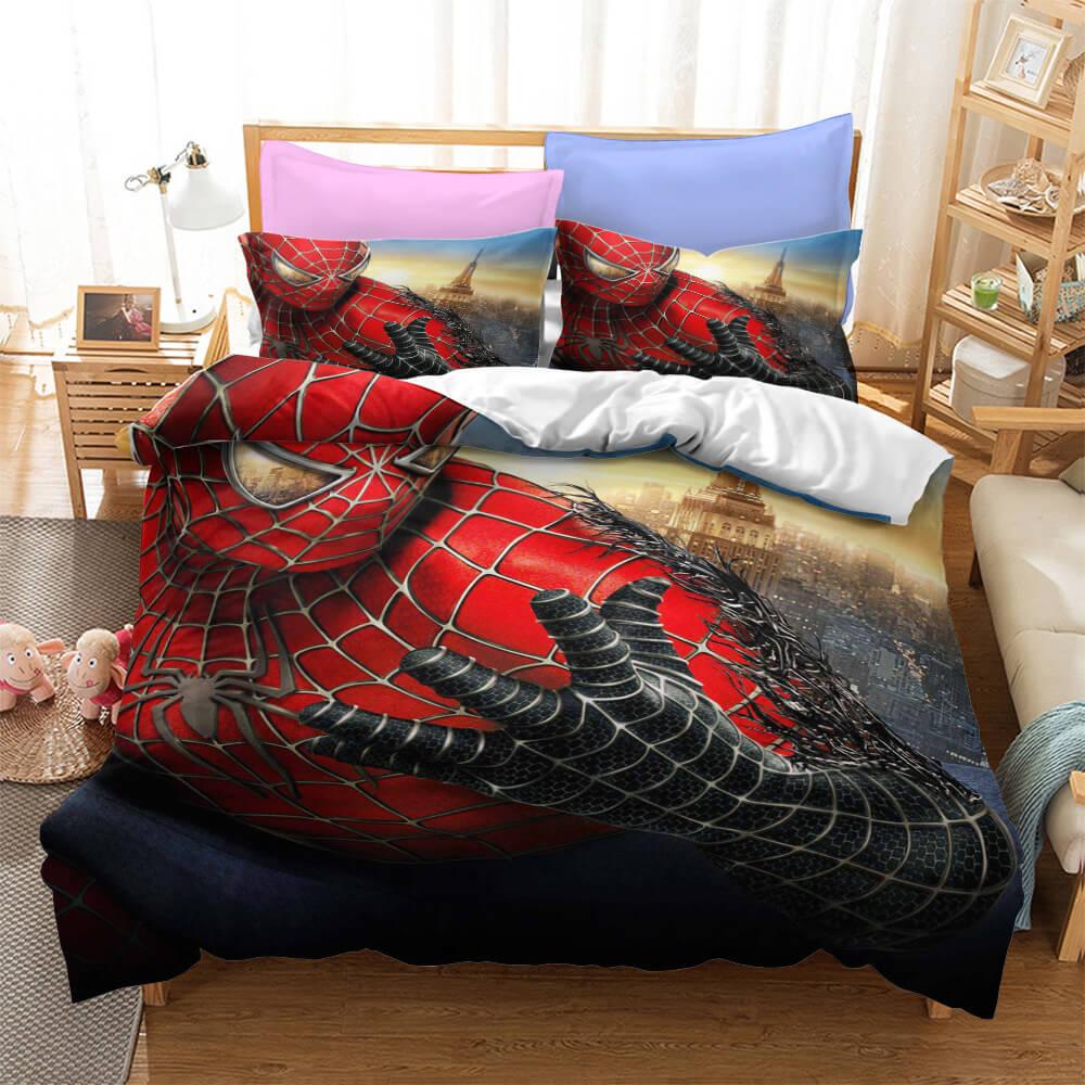 Spiderman Gwen Spider Bedding Set Duvet Covers Comforter Bed Sheets