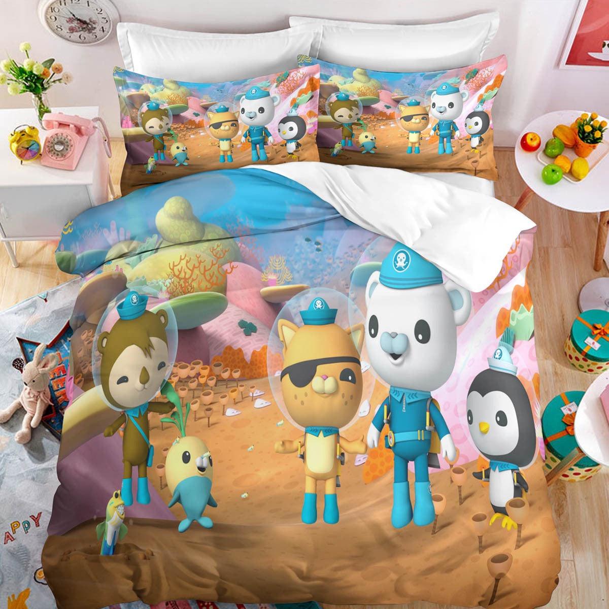 The Octonauts Barnacles #2 Duvet Cover Quilt Cover Pillowcase Bedding Set Home Decor