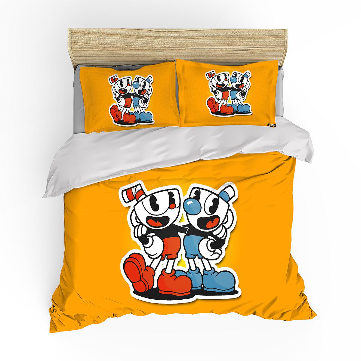 Cuphead #4 Duvet Cover Quilt Cover Pillowcase Bedding Set Home Decor