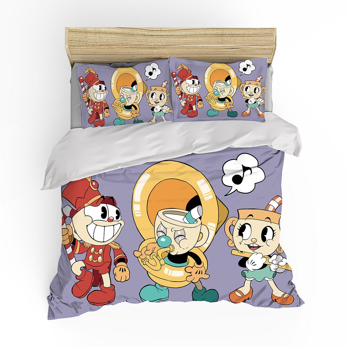 Cuphead #9 Duvet Cover Quilt Cover Pillowcase Bedding Set Home Decor