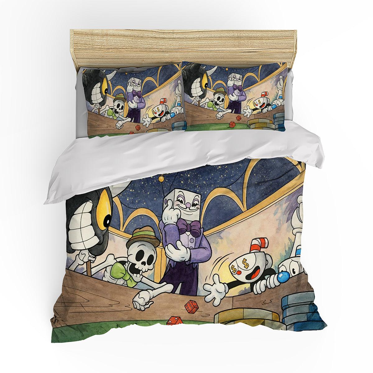 Cuphead #3 Duvet Cover Quilt Cover Pillowcase Bedding Set Home Decor