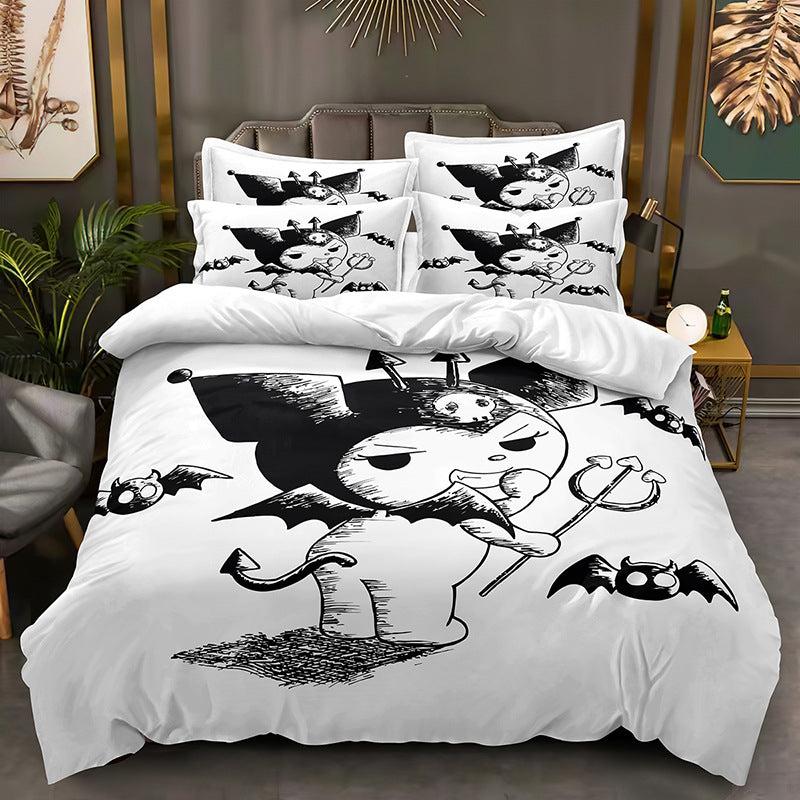 Kuromi #1 Duvet Cover Quilt Cover Pillowcase Bedding Set Home Decor