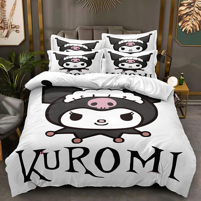 Kuromi #4 Duvet Cover Quilt Cover Pillowcase Bedding Set Home Decor