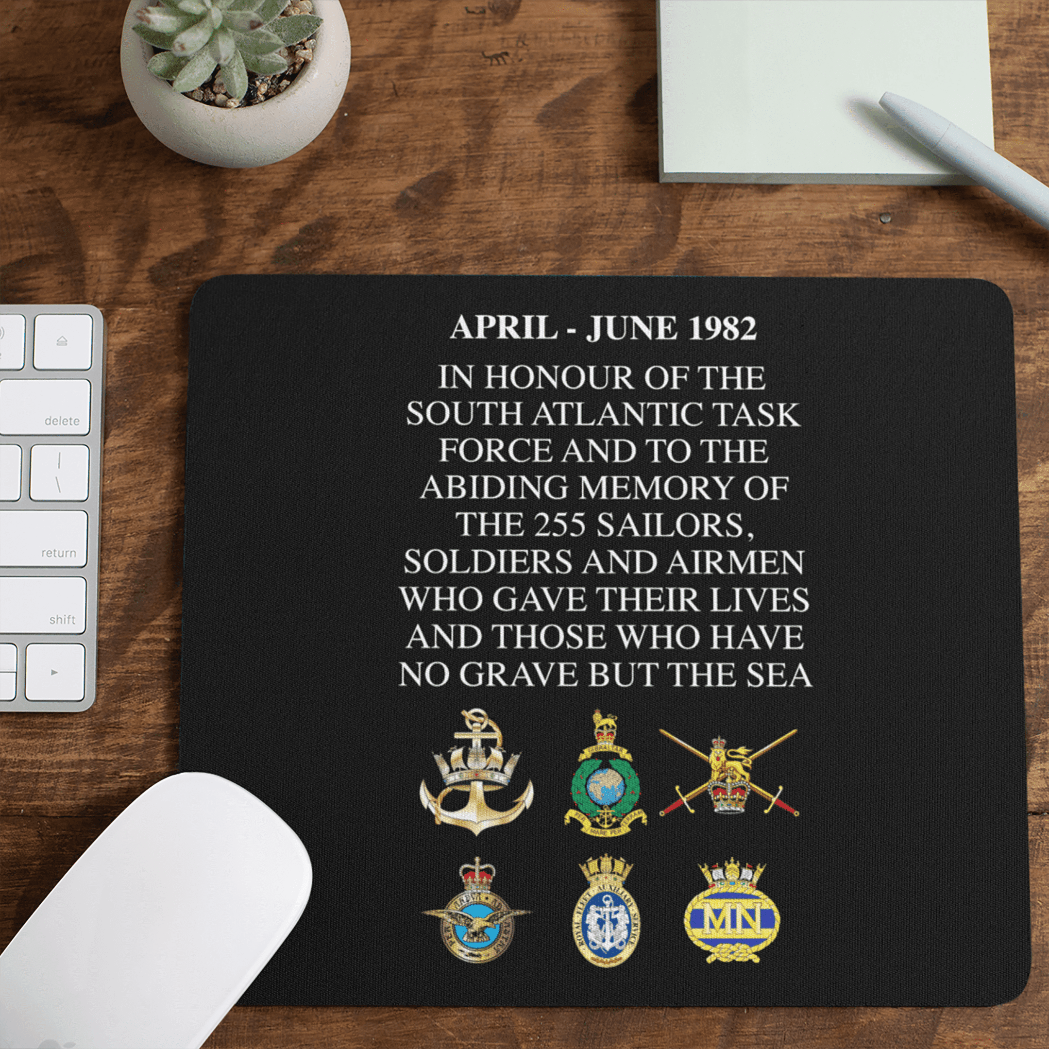 Allleftout Falklands Memorial Mouse Mat