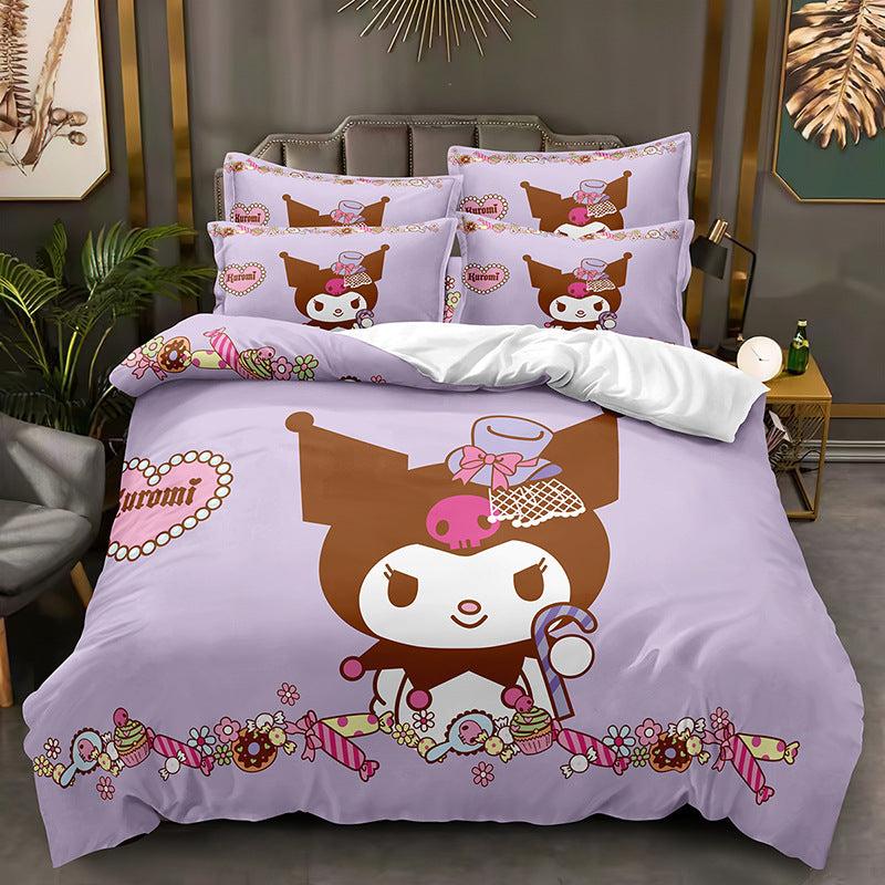 Kuromi #9 Duvet Cover Quilt Cover Pillowcase Bedding Set Home Decor