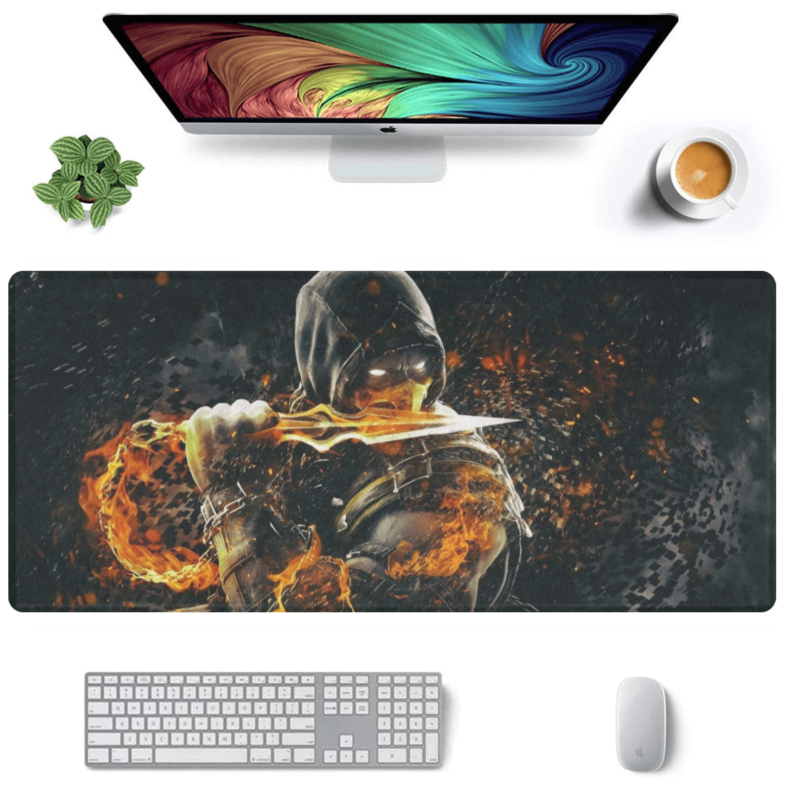 Allleftout Scorpion Mortal Kombat Gaming Mousepad