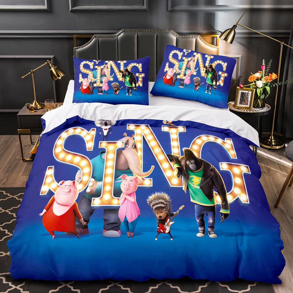 Sing 2 #12 Duvet Cover Quilt Cover Pillowcase Bedding Set Home Decor