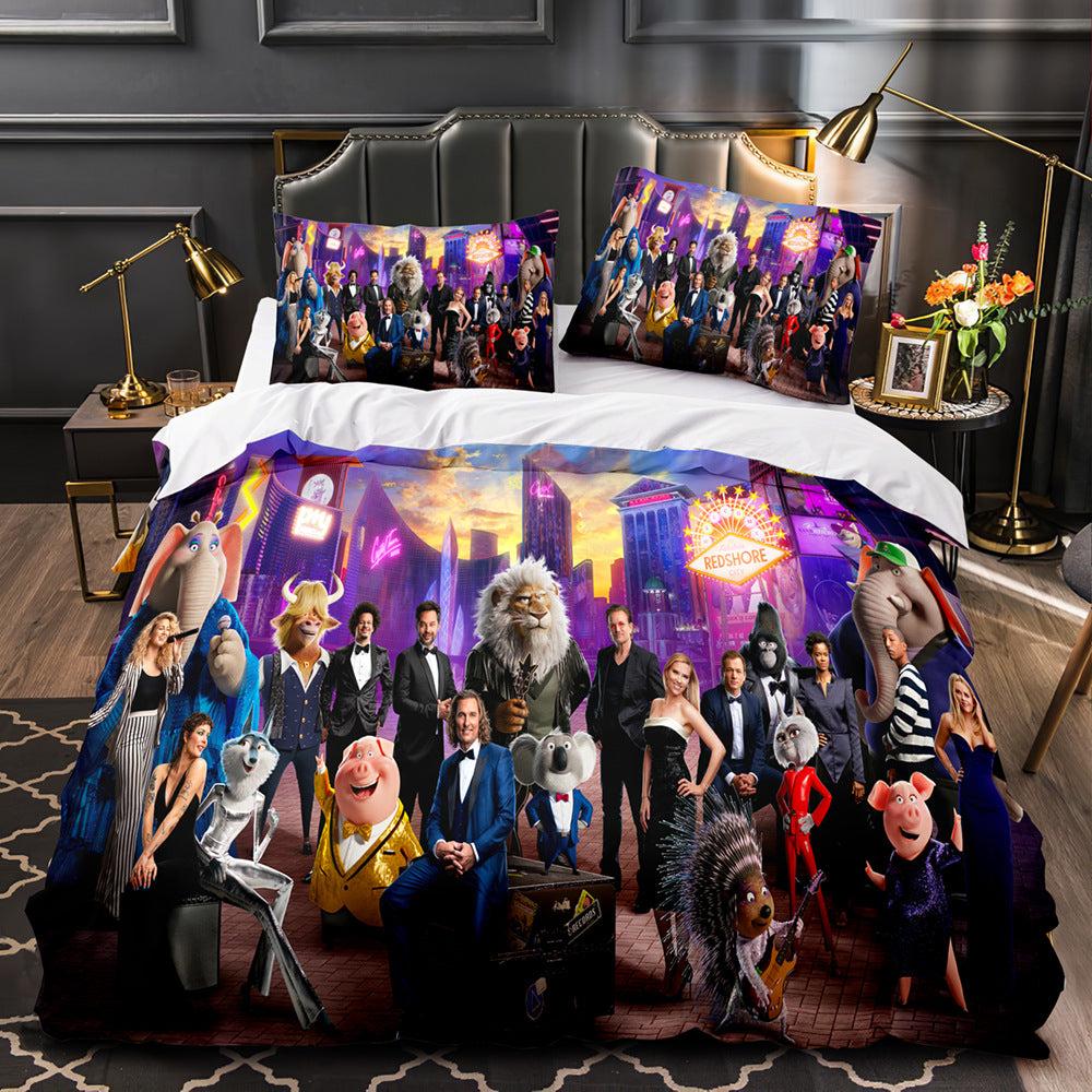 Sing 2 #3 Duvet Cover Quilt Cover Pillowcase Bedding Set Home Decor