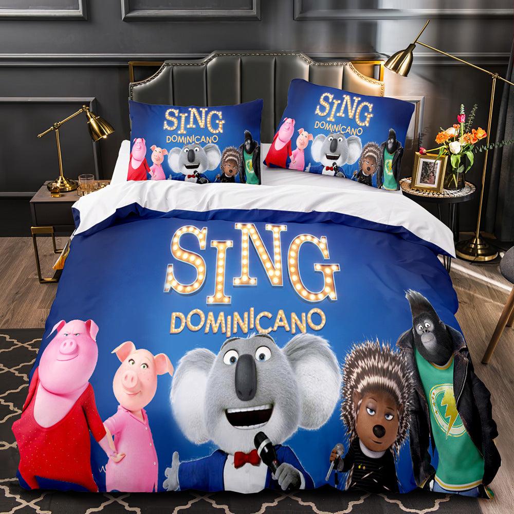 Sing 2 #11 Duvet Cover Quilt Cover Pillowcase Bedding Set Home Decor