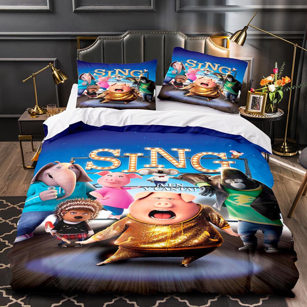 Sing 2 #6 Duvet Cover Quilt Cover Pillowcase Bedding Set Home Decor