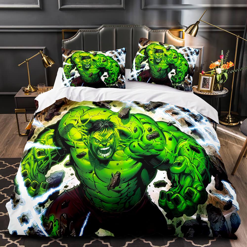 Marvel Avengers Cosplay Bedding Set Quilt Duvet Covers Bed Sheets Sets