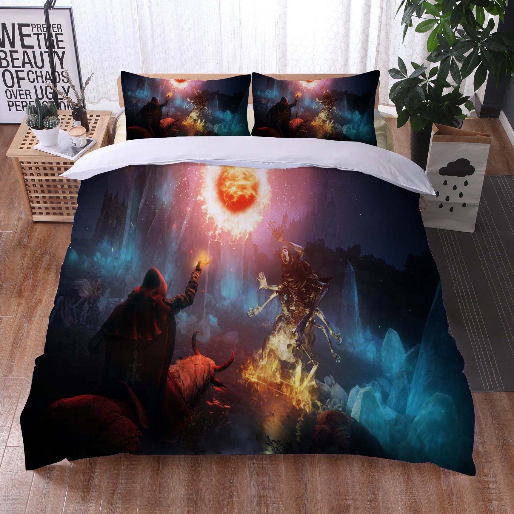 Elden Ring #14 Duvet Cover Quilt Cover Pillowcase Bedding Set Home Decor