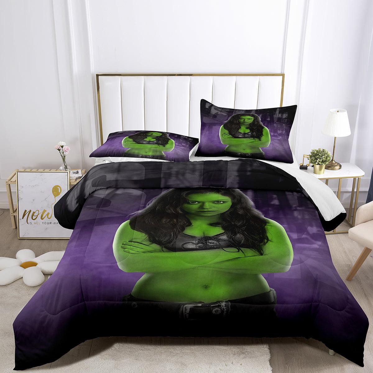 She Hulk #9 Duvet Cover Quilt Cover Pillowcase Bedding Set Home Decor