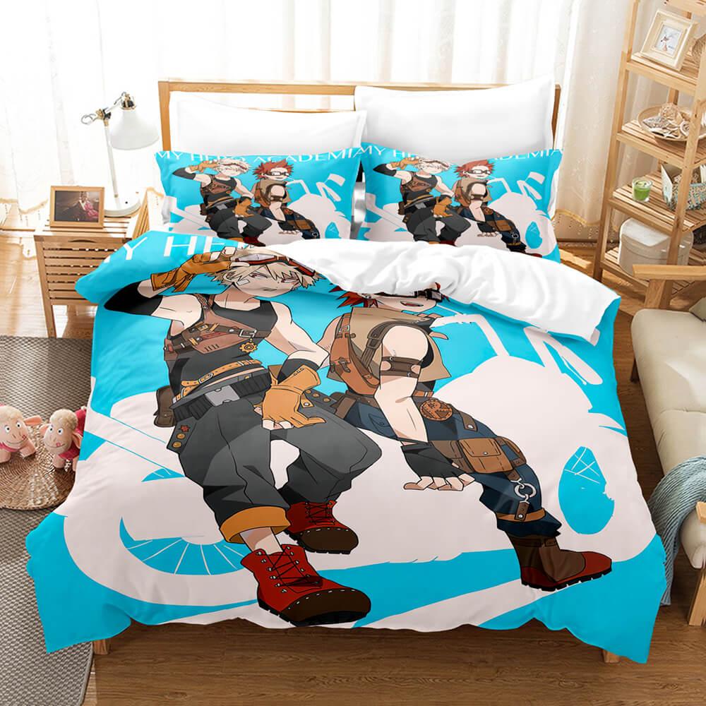 Anime My Hero Academia Cosplay Bedding Set Duvet Cover Comforter Bed Sheets