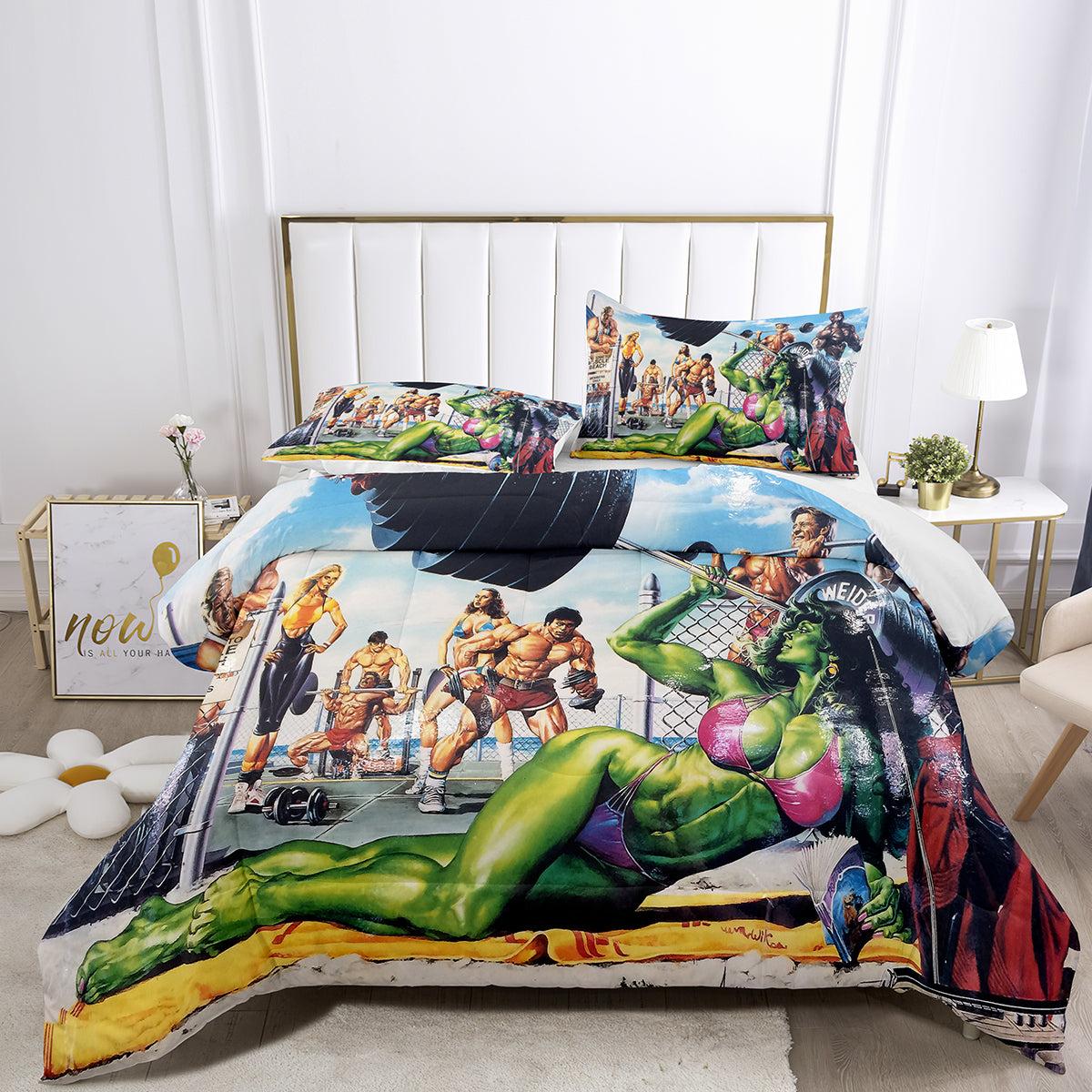 She Hulk #6 Duvet Cover Quilt Cover Pillowcase Bedding Set Home Decor