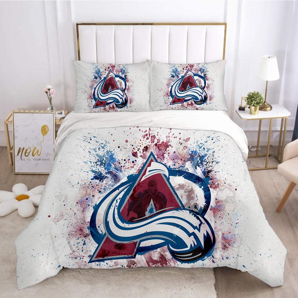 Colorado Avalanche Hockey League 3D Printed Duvet Cover Quilt Cover Pillowcase Bedding Set Home Decor