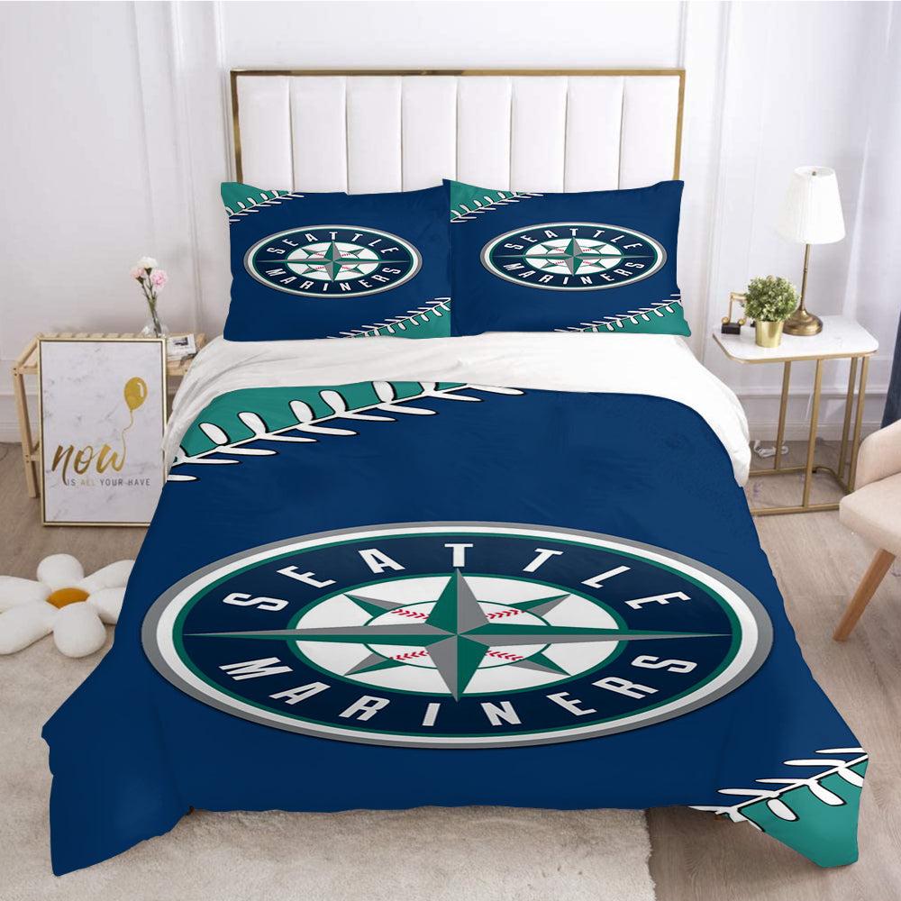 Seattle Mariners Hockey League 3D Printed Duvet Cover Quilt Cover Pillowcase Bedding Set Home Decor
