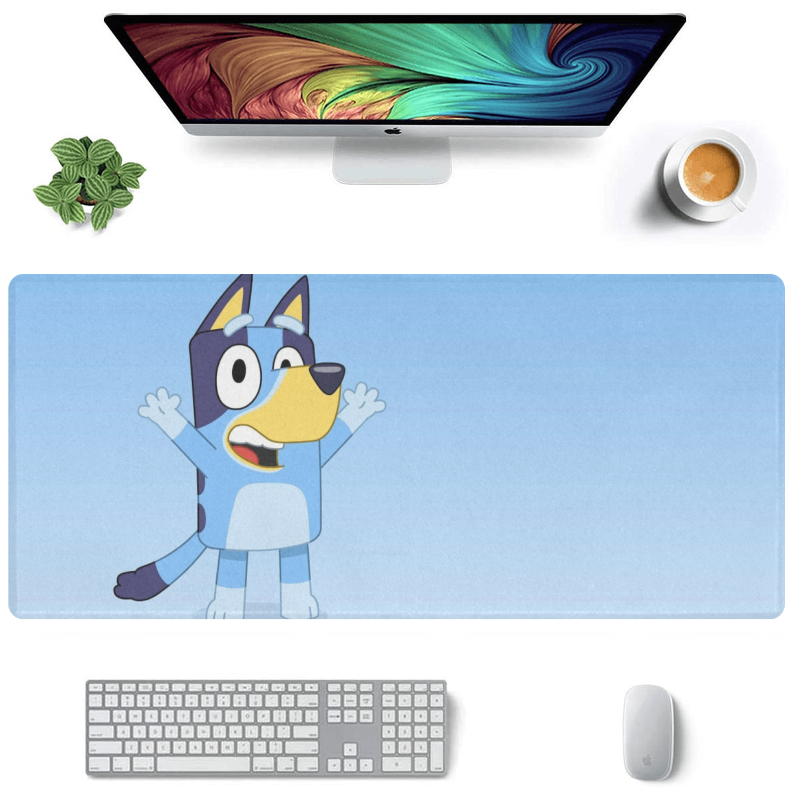 Allleftout Muffin Bluey Gaming Mousepad