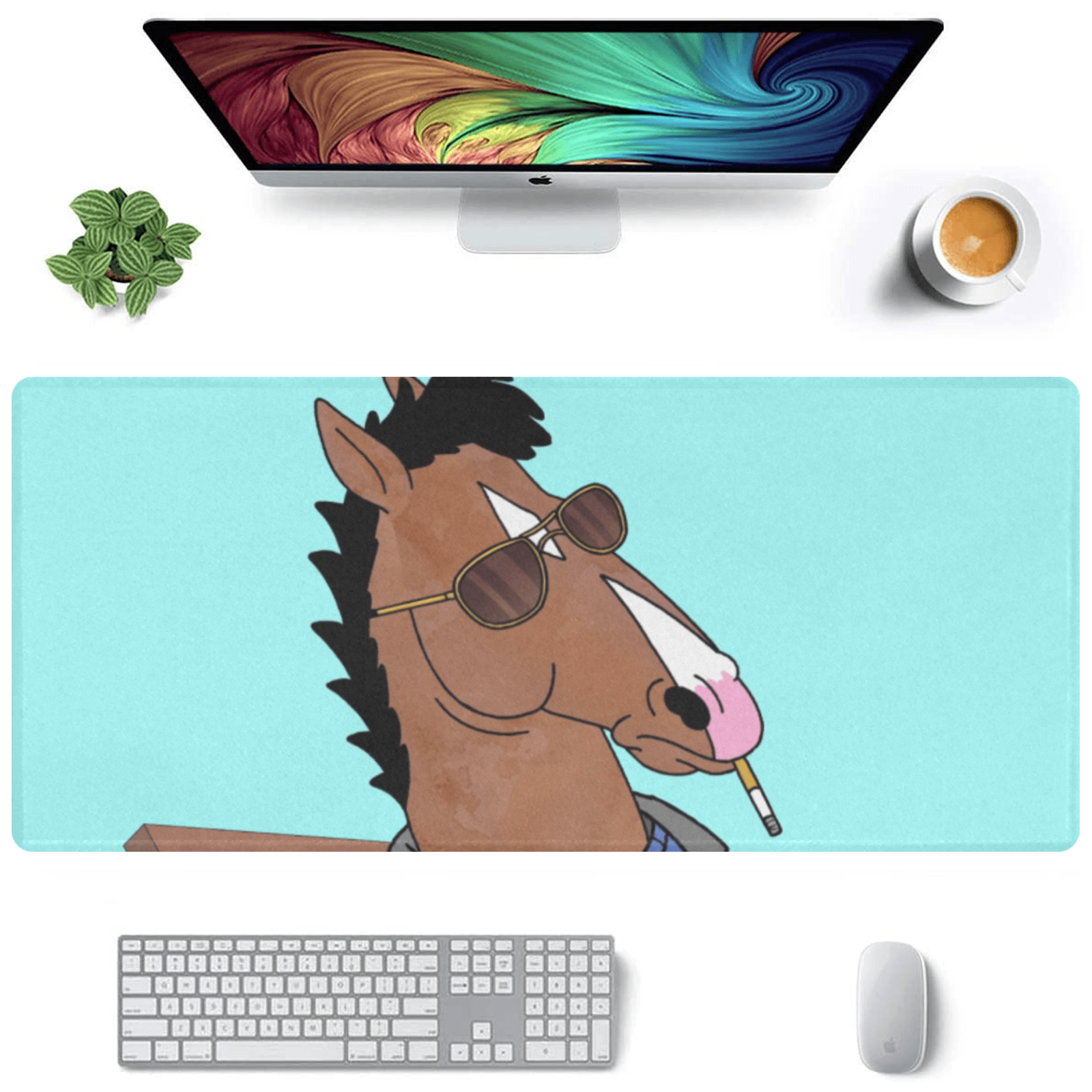 Allleftout Bojack Horseman Gaming Mousepad