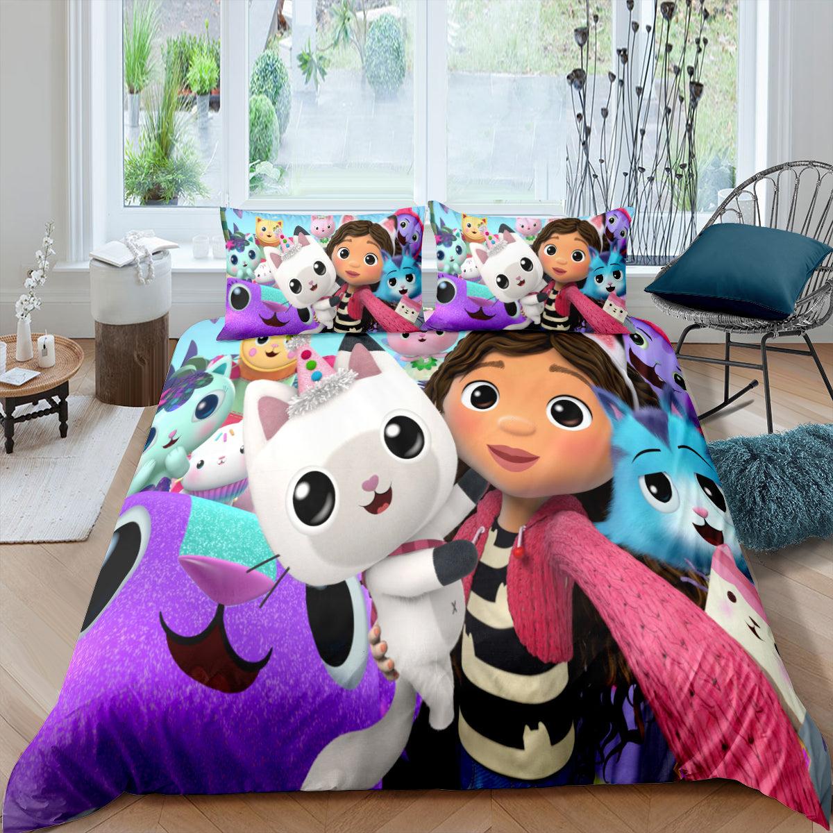 Gabbys Dollhouse #1 3D Printed Duvet Cover Quilt Cover Pillowcase Bedding Set Home Decor