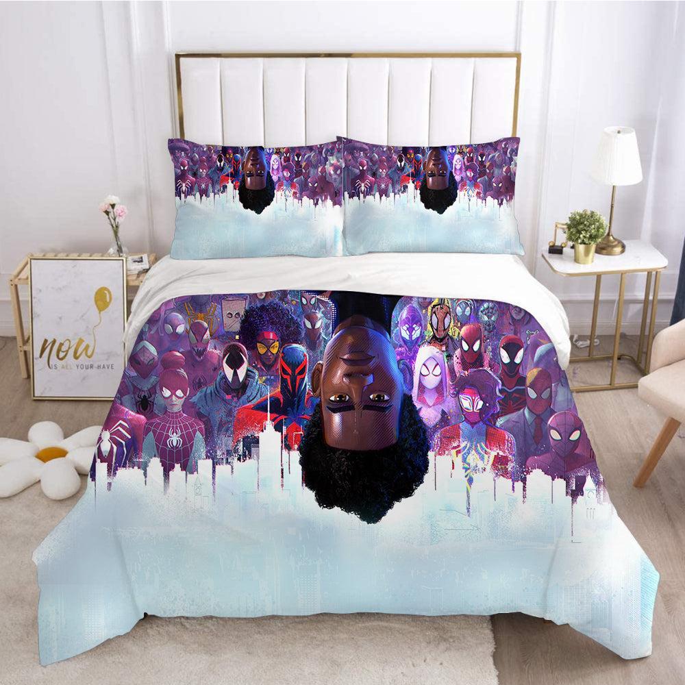 Spider Man Across the Spider Verse #5 3D Printed Duvet Cover Quilt Cover Pillowcase Bedding Set Home Decor