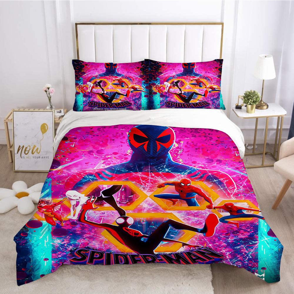 Spider Man Across the Spider Verse #4 3D Printed Duvet Cover Quilt Cover Pillowcase Bedding Set Home Decor